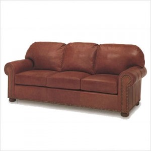 Brown Leather Sofa