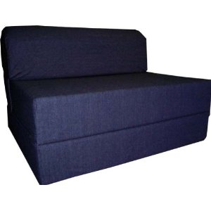 Adult Folding Chair Bed in Blue