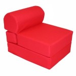 Kids Folding Chair Bed in Red